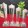 K9 Material High Quality Glass Award Star Crystal Trophy